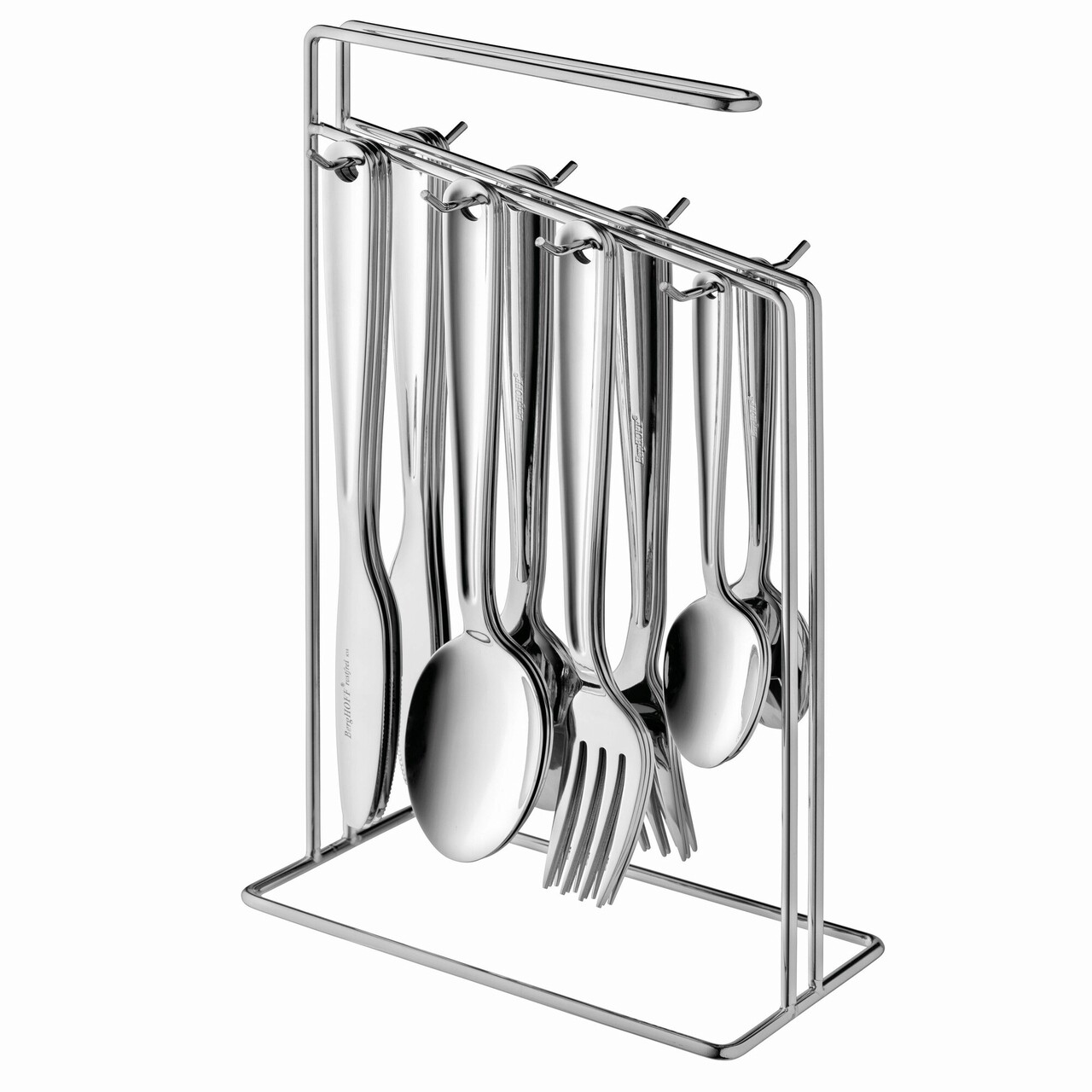 Set tacamuri cu suport 25 piese BergHOFF, Essentials Alteo, inox - imagine 4